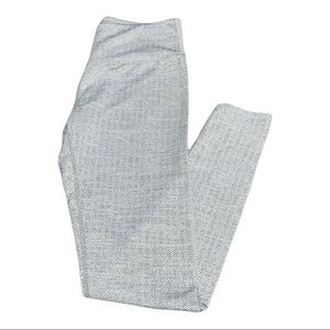 Womens Gray Patterned Legging Size Small